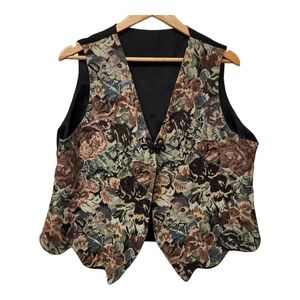 Floral Tapestry Vest